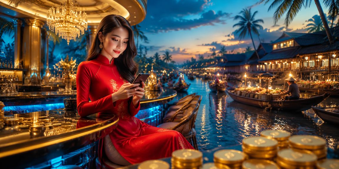 Không khí baccarat live casino tại Cần Thơ với trang phục áo dài truyền thống