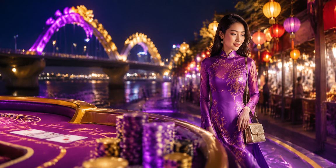 Khung cảnh Đà Nẵng với người dùng theo dõi tỷ lệ kèo và giải trí trực tuyến vào buổi tối