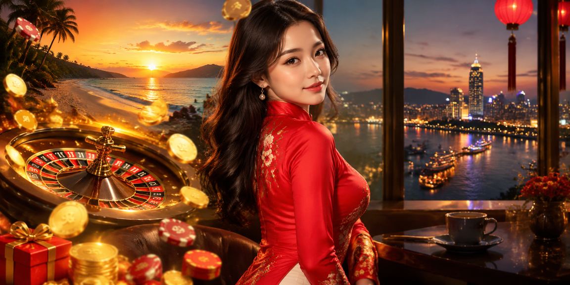 Không khí roulette sôi động tại Sài Gòn với trang phục áo dài truyền thống
